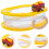 2Pcs Multi-Color Plastic Wind-Up Car Toy Boxes for Home Storage Decor 9