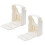 4Pcs White Plastic Loaf Bread Sandwich Toast Slice Cutter 9
