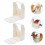 4Pcs White Plastic Loaf Bread Sandwich Toast Slice Cutter 8