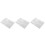 3Pcs Durable Transparent PVC Travel File Organizer Document Bags 6