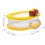 2Pcs Multi-Color Plastic Wind-Up Car Toy Boxes for Home Storage Decor 8