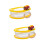 2Pcs Multi-Color Plastic Wind-Up Car Toy Boxes for Home Storage Decor 7