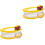 2Pcs Multi-Color Plastic Wind-Up Car Toy Boxes for Home Storage Decor 4
