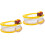 2Pcs Multi-Color Plastic Wind-Up Car Toy Boxes for Home Storage Decor 5