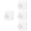 4Pcs Convenient Fish Feeder Ring Acrylic Aquarium Feeding Tool 7