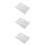 3Pcs Durable Transparent PVC Travel File Organizer Document Bags 10