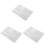 3Pcs Durable Transparent PVC Travel File Organizer Document Bags 4
