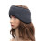 Headband Fleece Donkergrijs Hardlopen 1 9