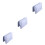 3Pcs Grey Home Storage Bag Foldable Hanging Organizer for Daily Use 5