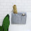 3Pcs Grey Home Storage Bag Foldable Hanging Organizer for Daily Use 10