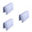 3Pcs Grey Home Storage Bag Foldable Hanging Organizer for Daily Use 6