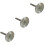 3Pcs Silver Rotary Tool Diamond Discs for Gemstones Glass Cutting 5
