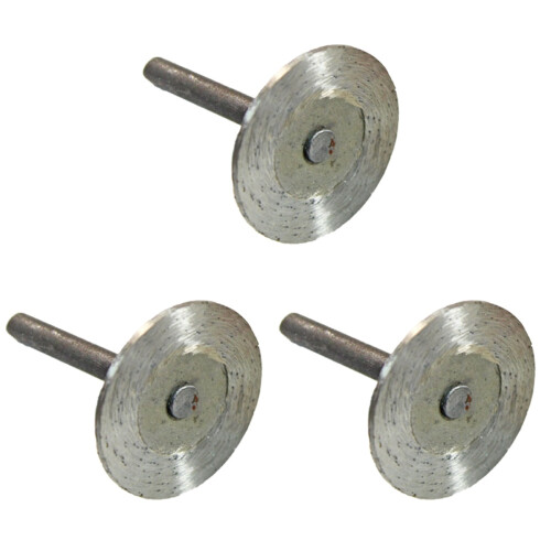 3Pcs Silver Rotary Tool Diamond Discs for Gemstones Glass Cutting 1