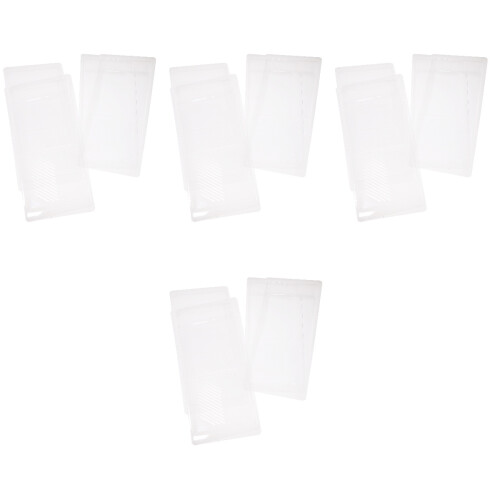 16Pcs Large Transparent Paint Tray Liners Easy-Clean Paint Roller Tray 2
