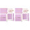 2Sets DIY Bag Accessory Kit Violet PU for Crafting Unique Bags 2