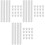 6Sets Durable Plastic Drawer Slide Rails White for Closets Cabinets 6