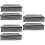 6Pcs Grey Comforter Storage Bags with Handles and Window Panel 5