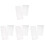 16Pcs Large Transparent Paint Tray Liners Easy-Clean Paint Roller Tray 2