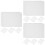 300Pcs Environment-Friendly White Blank Gratitude Cards for Festivals 6