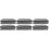 6Pcs Grey Comforter Storage Bags with Handles and Window Panel 2