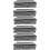 6Pcs Grey Comforter Storage Bags with Handles and Window Panel 6