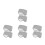 8Pcs Grey Plush Ear Muffs for Sleep Soft Elastic Noise Reduction Warm 9