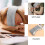 8Pcs Grey Plush Ear Muffs for Sleep Soft Elastic Noise Reduction Warm 8
