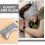 8Pcs Grey Plush Ear Muffs for Sleep Soft Elastic Noise Reduction Warm 6