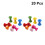 40Pcs Solid Wood Craft Spools Thread Bobbins for Sewing Projects 11
