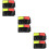 6Sets Standard Referee Kit Soccer Cards Portable PU Notepad Pen 8