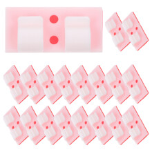 130Pcs Pink Cord Management Winders Acrylic Adhesive Cable Holders