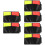 6Sets Standard Referee Kit Soccer Cards Portable PU Notepad Pen 6