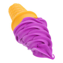 5St Paarse Ijs Model Decoratie PVC Herbruikbare Ijs Cone Fotoprop