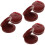 6St Compacte Castanets Kinderen Percussie Rood 8