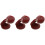 6St Compacte Castanets Kinderen Percussie Rood 6