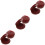 6St Compacte Castanets Kinderen Percussie Rood 7