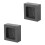 2Pcs DIY Graphite Metal Casting Molds Black Non-Deformable Durable Set 7