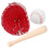 4Sets Red Mini Baseball Kit for Dollhouse and Creative Decor 3
