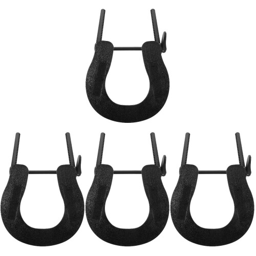 4Pcs Durable Black Massage Table Accessories Headrest for Beauty Beds 2