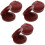 6St Compacte Castanets Kinderen Percussie Rood 5