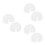 6Pcs White Plastic Hat Supports for Baseball Caps Inner Holder 8