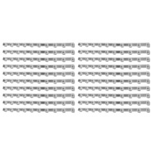 60Pcs White Hive Frame Spacers ABS Durable Beekeeping Tool Accessories