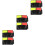 6Sets Standard Referee Kit Soccer Cards Portable PU Notepad Pen 5
