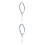 2Pcs Blue Crystal Phone Strap Multi-Function Mobile Phone Chain Decor 7