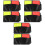 6Sets Standard Referee Kit Soccer Cards Portable PU Notepad Pen 3