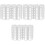 3Pcs Mini Building Models White Plastic for Simulation Landscape Decor 5