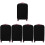 5Pcs Black High Elastic Luggage Cover Protective Suitcase Trolley Case 7
