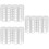 3Pcs Mini Building Models White Plastic for Simulation Landscape Decor 9