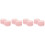8Pcs ABS Portable Mini Desktop Vacuum Cleaner Pink Cordless Table 5