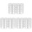 3Pcs Mini Building Models White Plastic for Simulation Landscape Decor 4